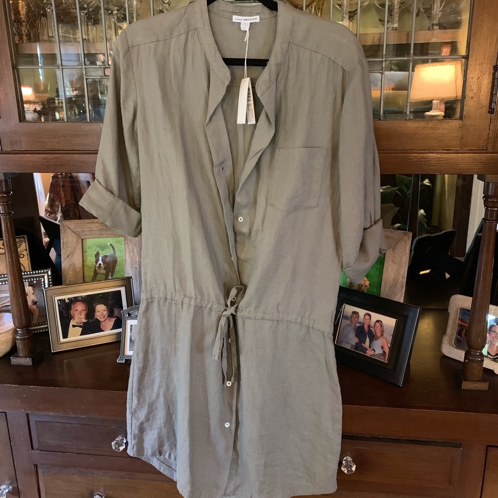 James Perse Olive Green Dress